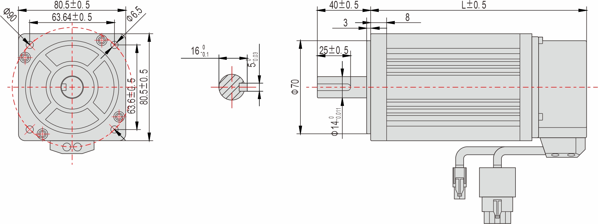 80mm 伺服馬達 80mm 伺服馬達