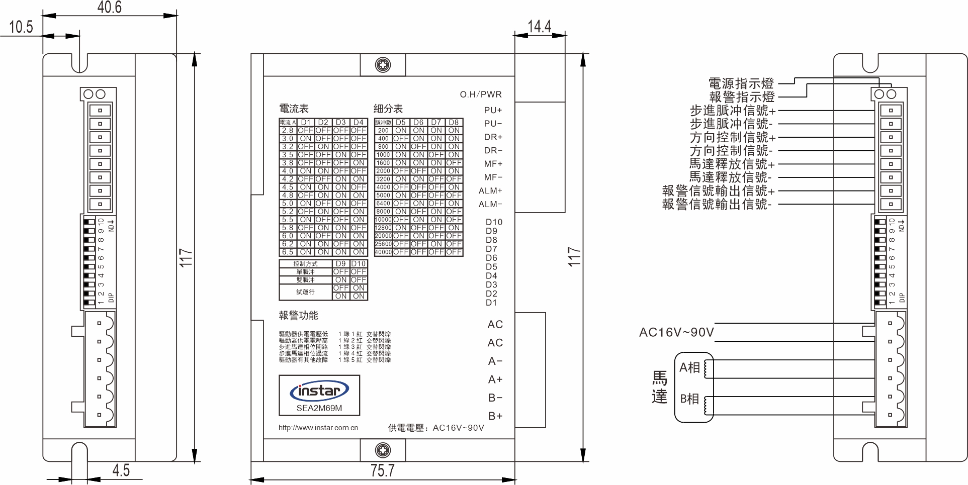 英士達機電 步進馬達驅動器 SEA2M69M